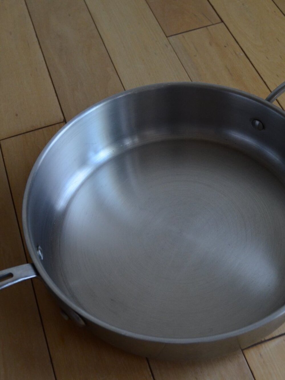 Emeril 3 Qt Saute Skillet Frying Pan & Lid Copper Core Stainless Steel - Picture 6 of 12